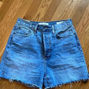 Denim Forum Yolo Mid Thigh Shorts